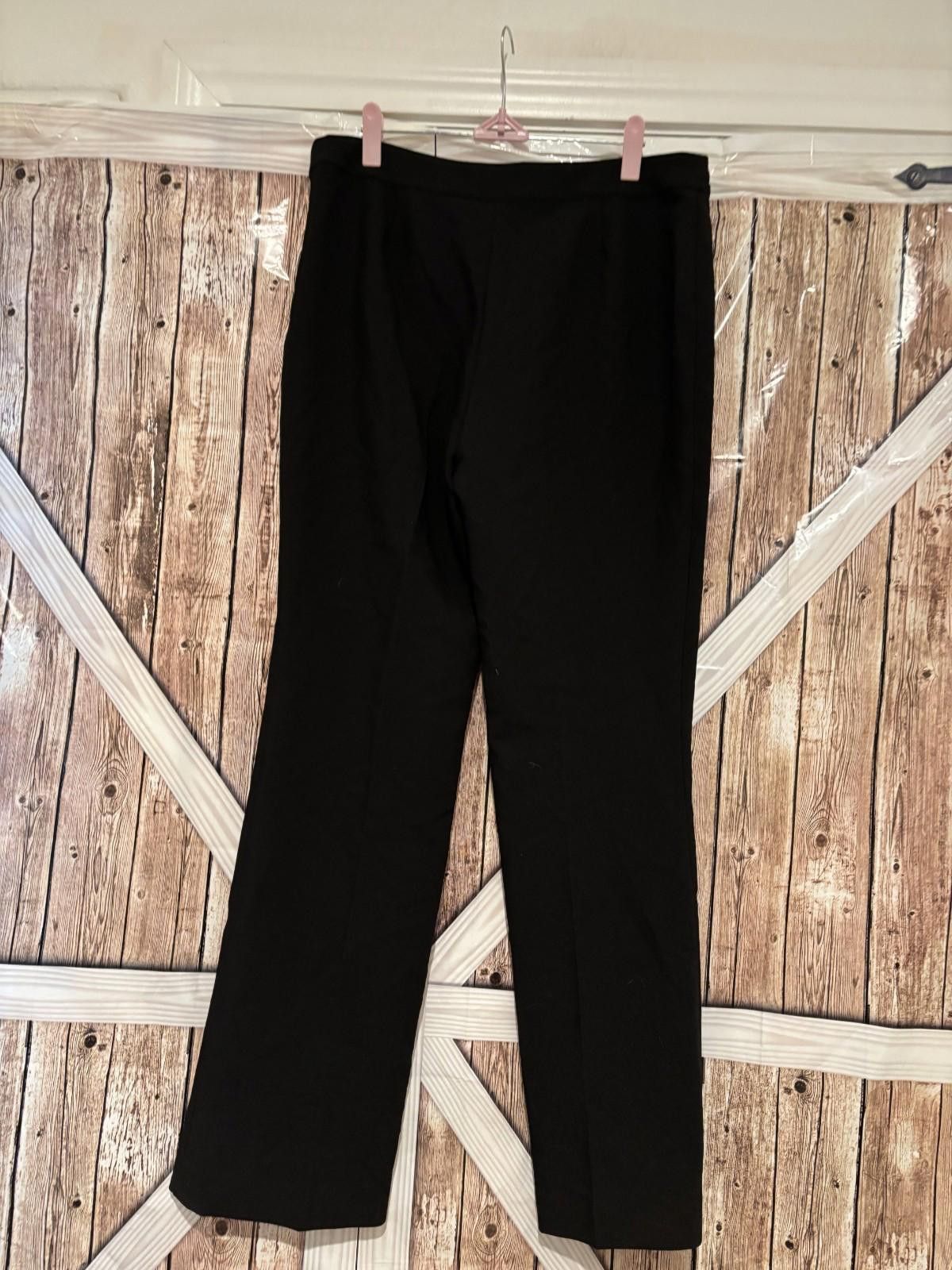 Hugo Boss Womens Boss band black dress pants with stretch sz 4 #250 Size 27" / US 4 / IT 40 - 2 Thumbnail