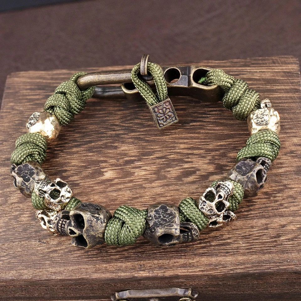 Vintage Unique Design Skull Bracelets Size ONE SIZE - 2 Thumbnail
