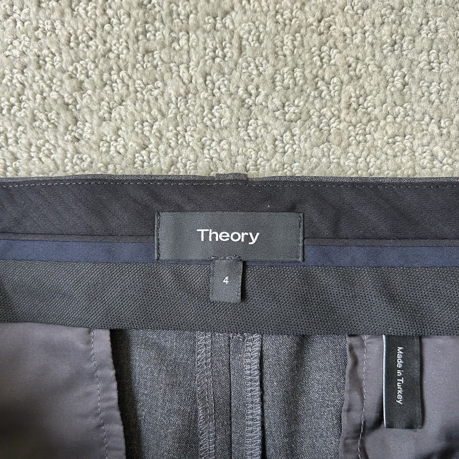 Theory THEORY Womens Treeca 2 Traceable Wool Cropped Dress Pants Gr Size 27" / US 4 / IT 40 - 7 Thumbnail