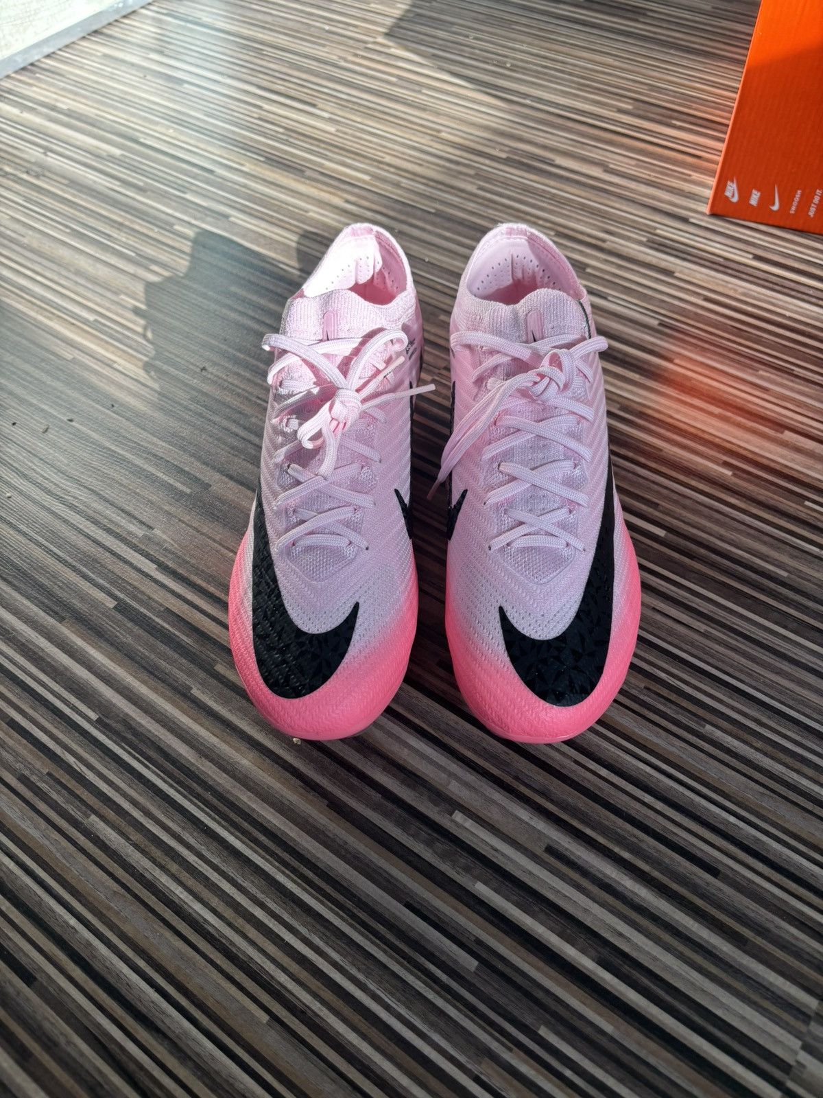 Nike Nike Mercurial Vapor 15 Elite FG Pro Pink Foam Size US 9.5 / EU 42-43 - 2 Thumbnail