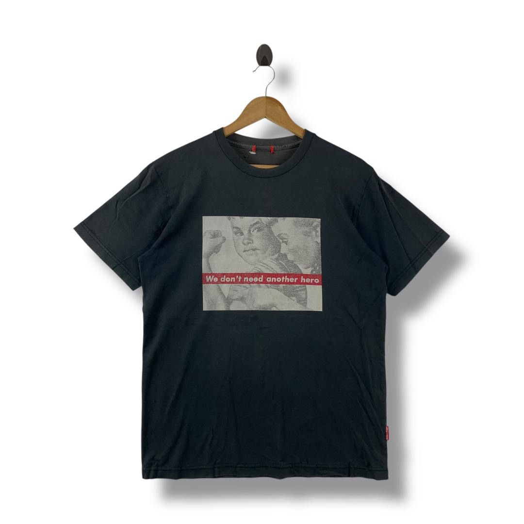 Barbara Kruger × Vintage Vintage distressed BARBARA KRUGER we don’t need art tee Size US M / EU 48-50 / 2 - 1 Thumbnail