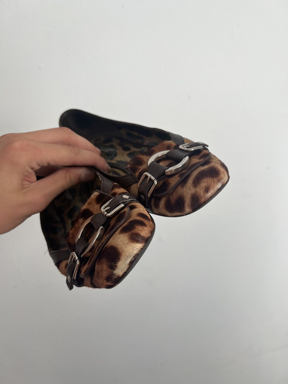 Dolce & Gabbana 🐅Rare Dolce & Gabbana Leopard slides flats Size US 8 / IT 38 - 6 Thumbnail