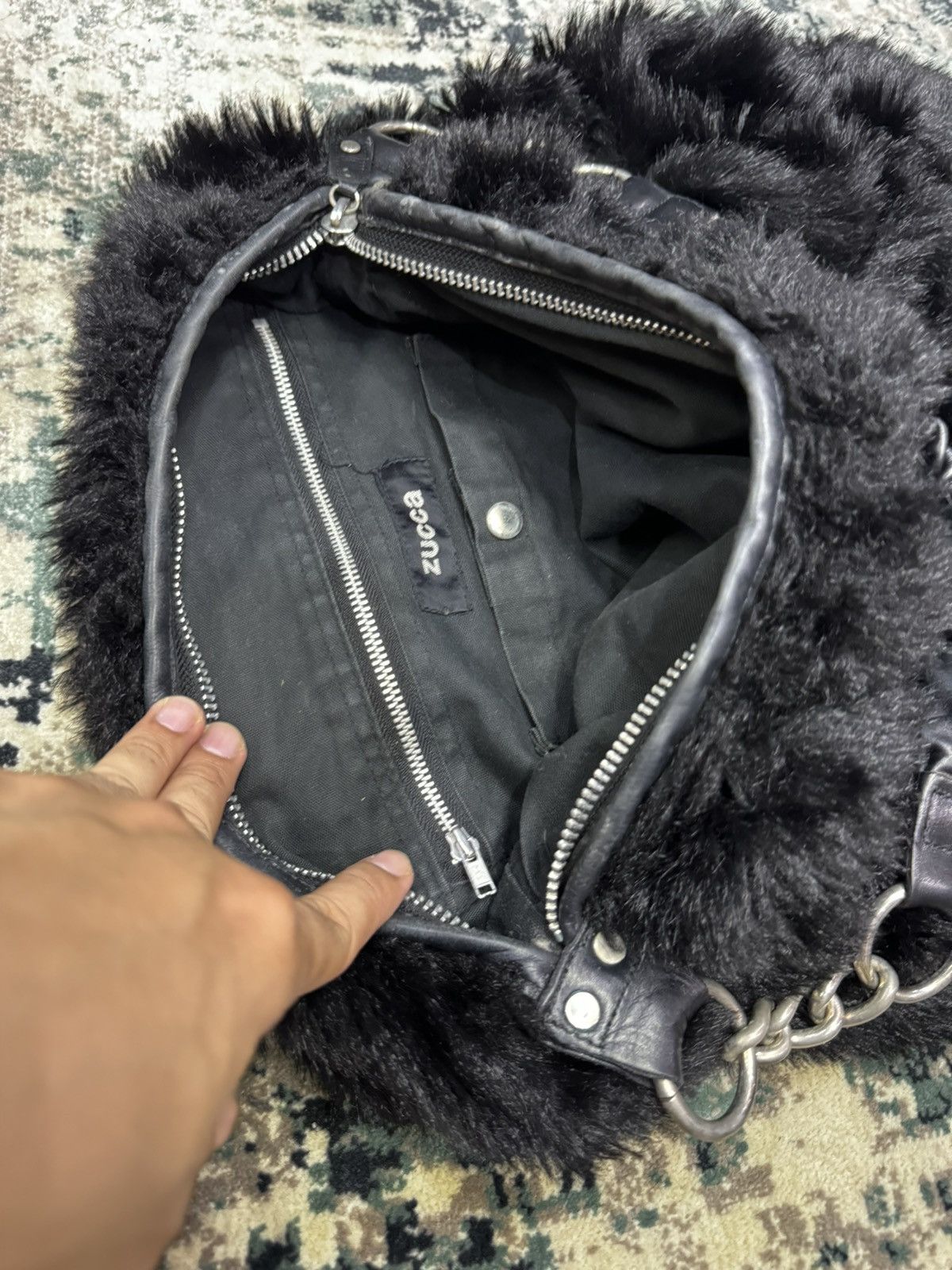 CABANE de ZUCCa CABANE DE ZUCCA FAUX FUR SHOULDER BAG Size ONE SIZE - 7 Thumbnail