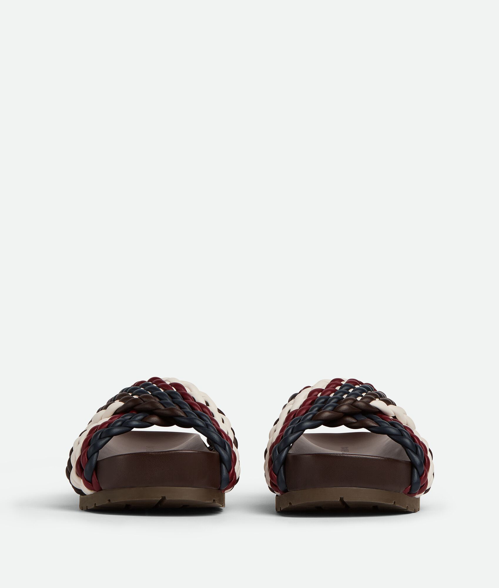 Bottega Veneta o1loc1c0125 729889 Tarik Flat Sandals in Multicolor Size US 7 / IT 37 - 2 Thumbnail