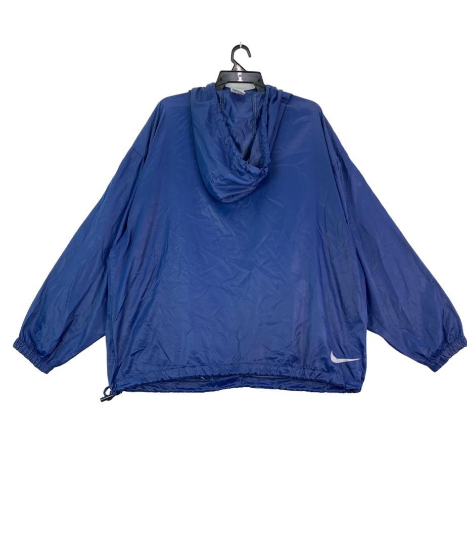 Nike × Vintage Vtg 90s Nike swoosh small logo pullover raincoat jacket Size US XL / EU 56 / 4 - 3 Thumbnail