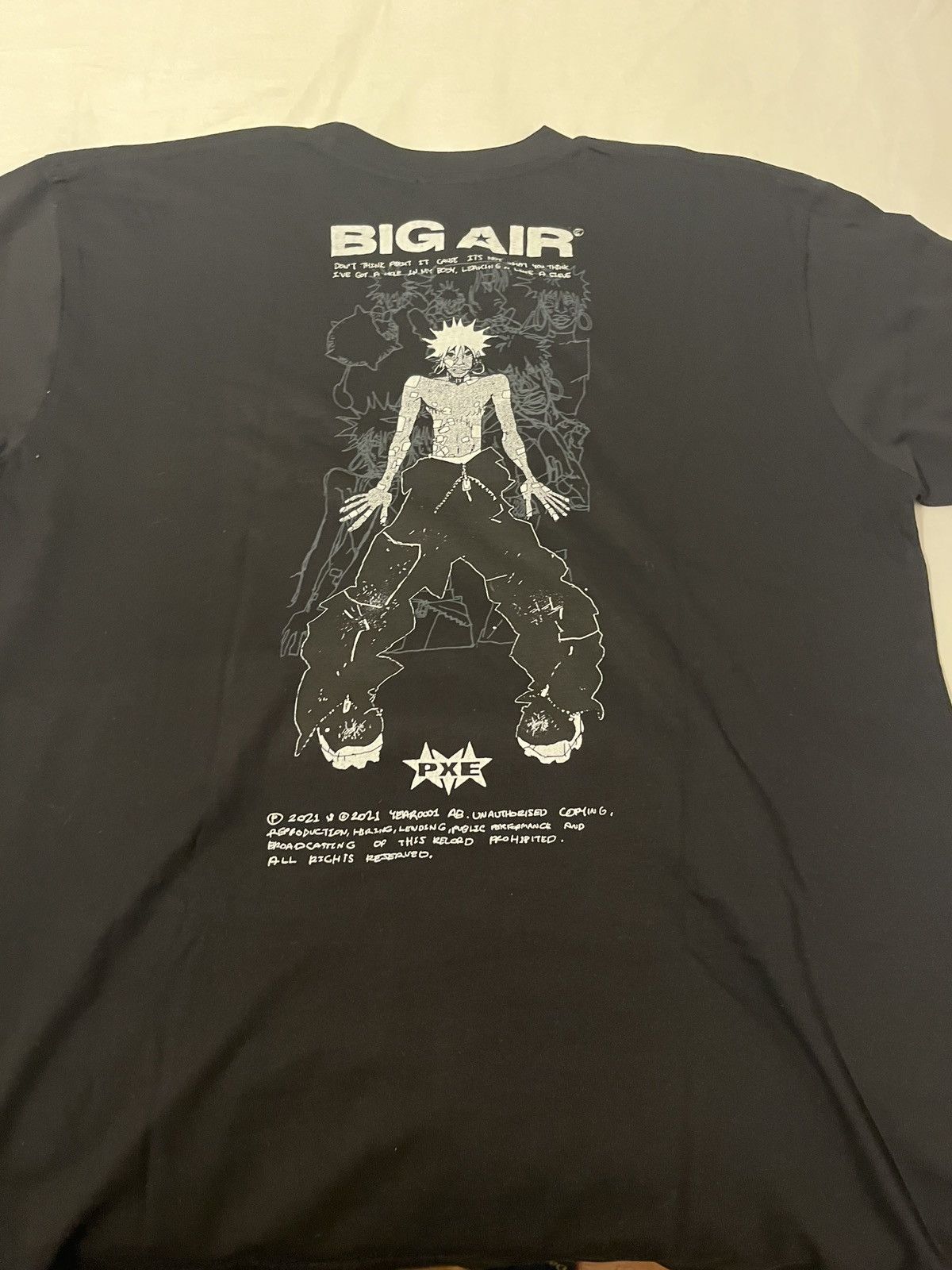 Drain Gang PXE Big Air Tee Size US XL / EU 56 / 4 - 4 Thumbnail
