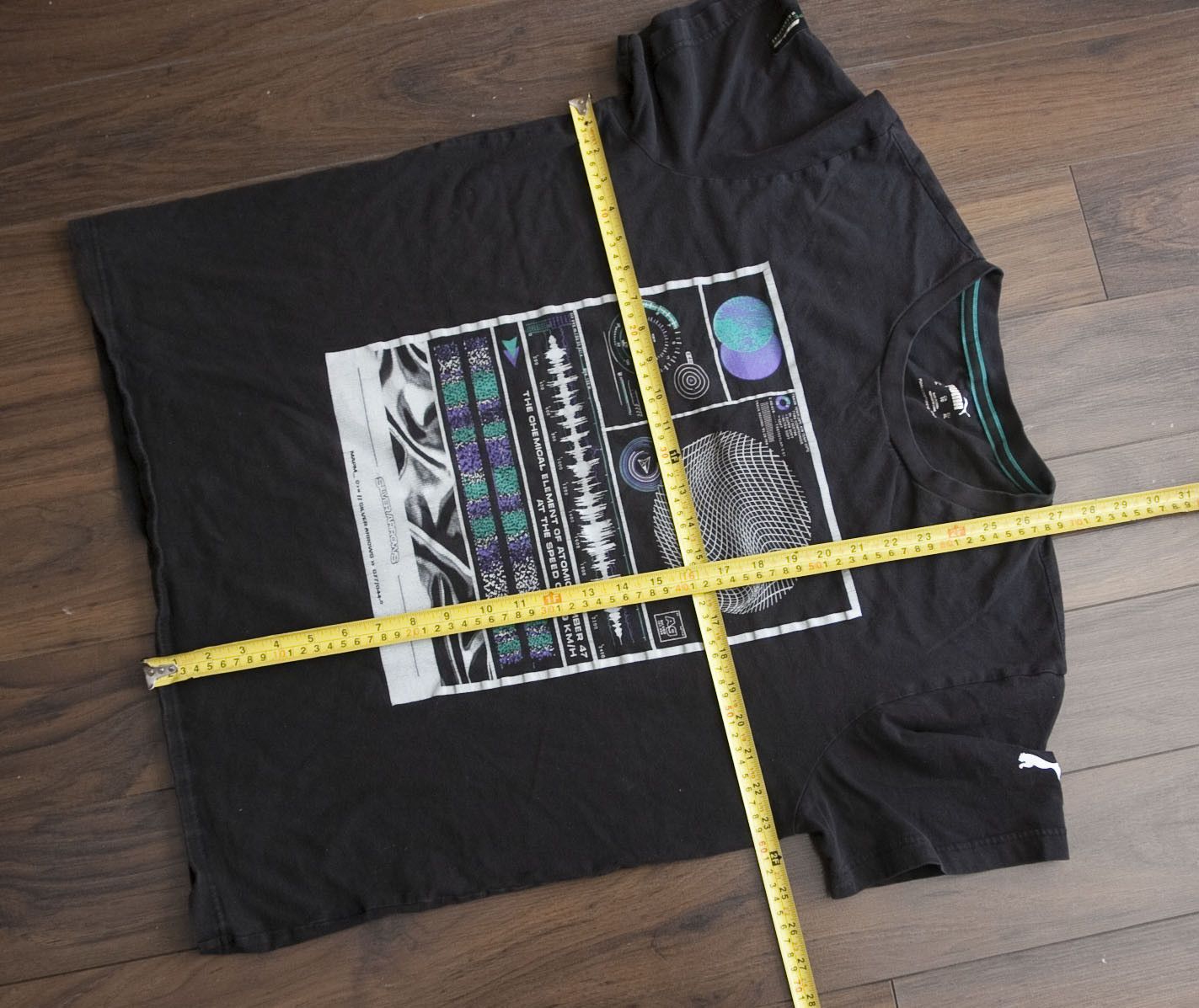Puma Puma AMG Petronas Motorsport Mercedes T Shirt Size XL Black Size US XL / EU 56 / 4 - 3 Thumbnail
