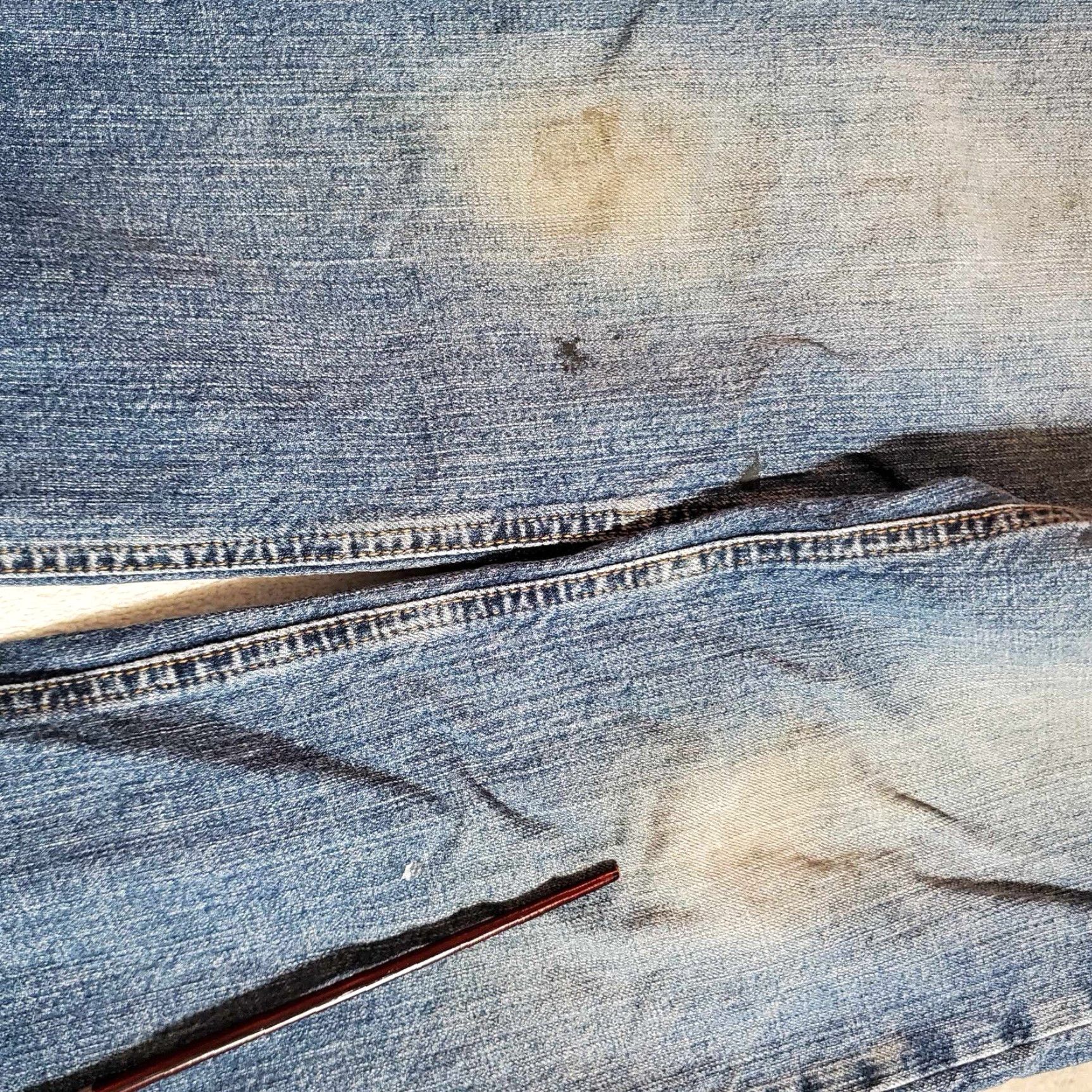Levi's VINTAGE Levi's Jeans Bootcut 31 32 Mens Distressed Grunge Skater Blue 90s Mens Boots? Size US 31 - 2 Thumbnail