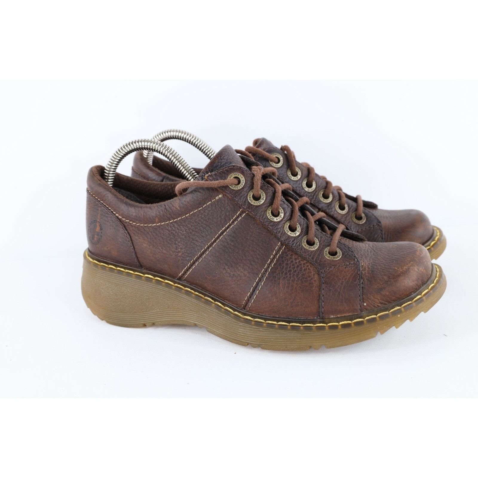 Dr. Martens × Vintage Vintage Dr Martens Goth Grunge Chunky Platform Leather Shoes Size US 7 / EU 40 - 4 Thumbnail