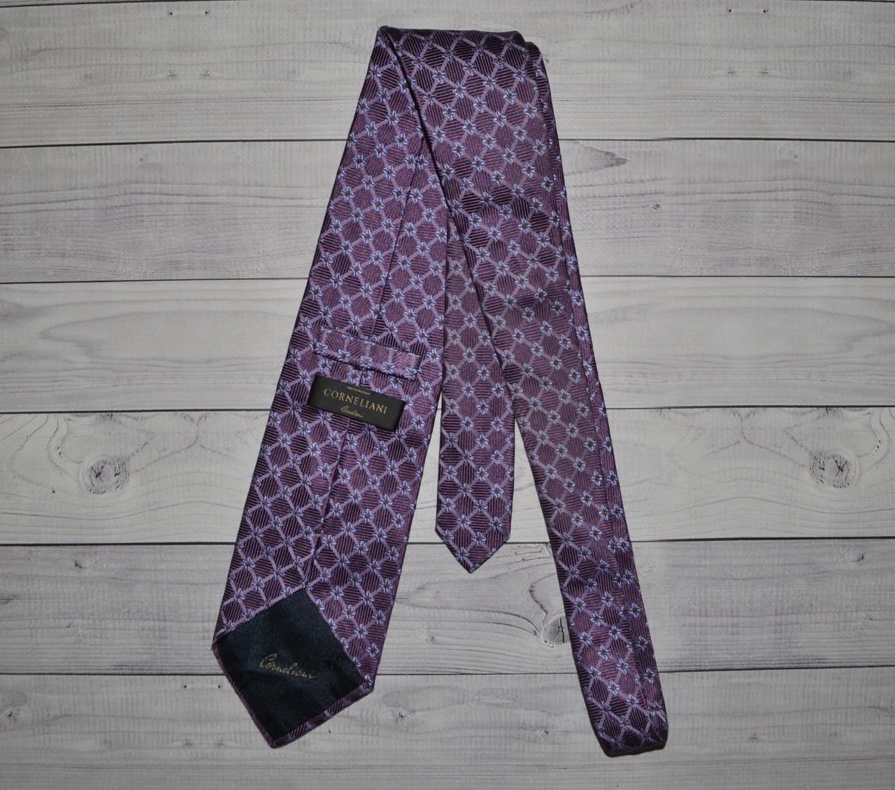 Corneliani Corneliani Lilac Silk Tie Size ONE SIZE - 4 Thumbnail