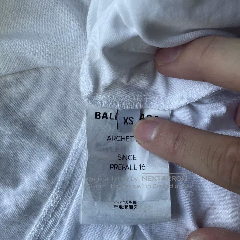 Balenciaga Balenciaga Letter logo printed round neck short-sleeve T-s Size US XS / EU 42 / 0 - 5 Thumbnail