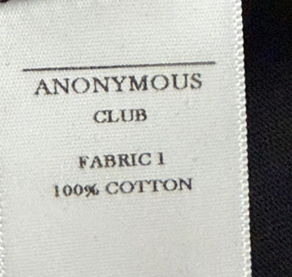 Anonymous Club Anonymous club t shirt Size US S / EU 44-46 / 1 - 5 Thumbnail