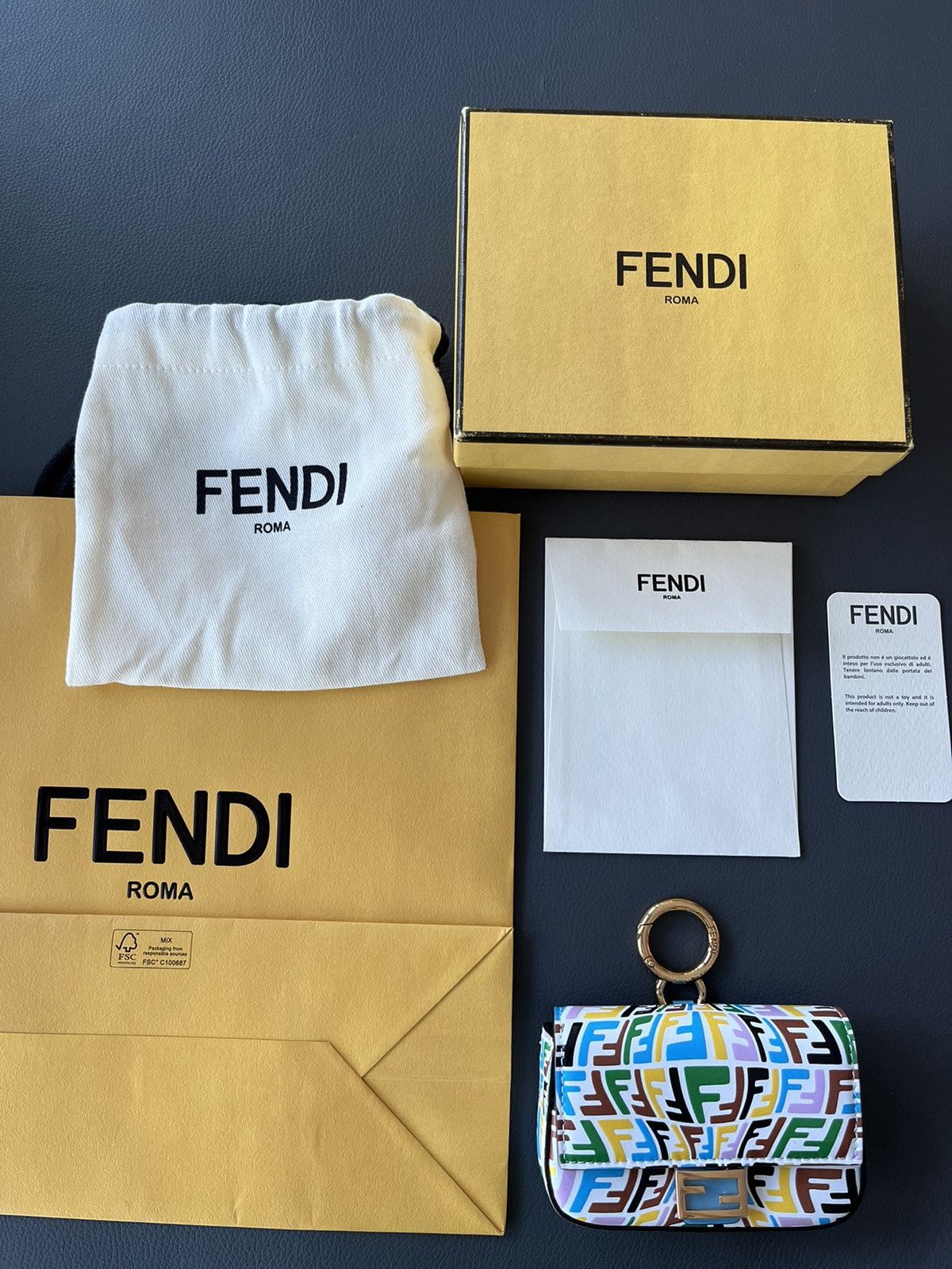 Fendi Fendi Super Runway Mini Bouquet Charm Bag Brand New Size ONE SIZE - 3 Thumbnail