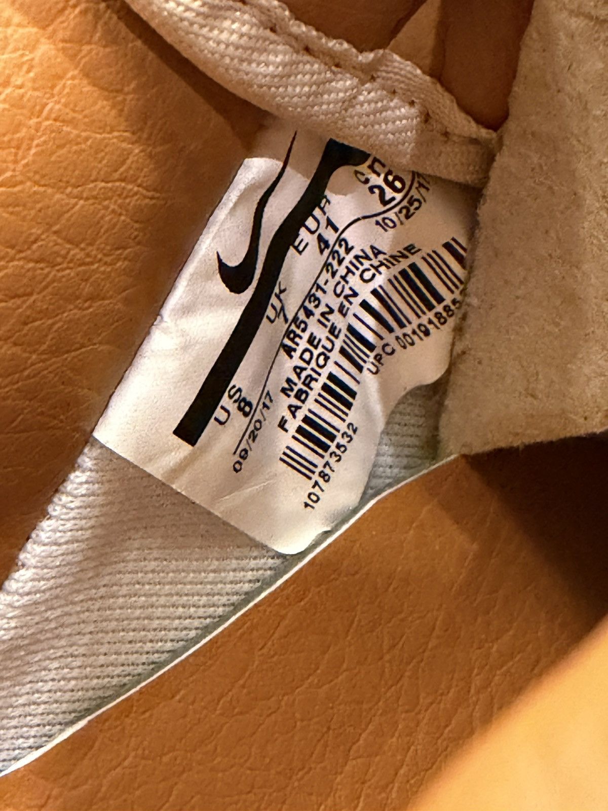 Nike Nike Air Force 1 Low ‘Hyperpermium Vachetta Tan’ Size US 8 / EU 41 - 6 Thumbnail