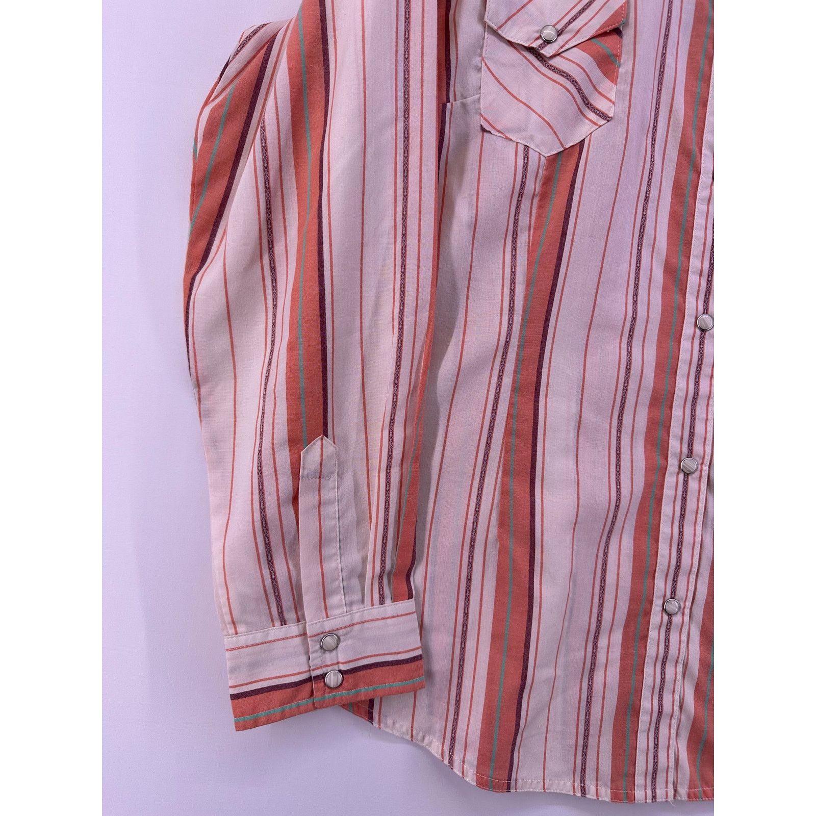 Wrangler NWT Wranger Retro Western Dress Shirt Size 2XL Size US XL / EU 56 / 4 - 3 Thumbnail