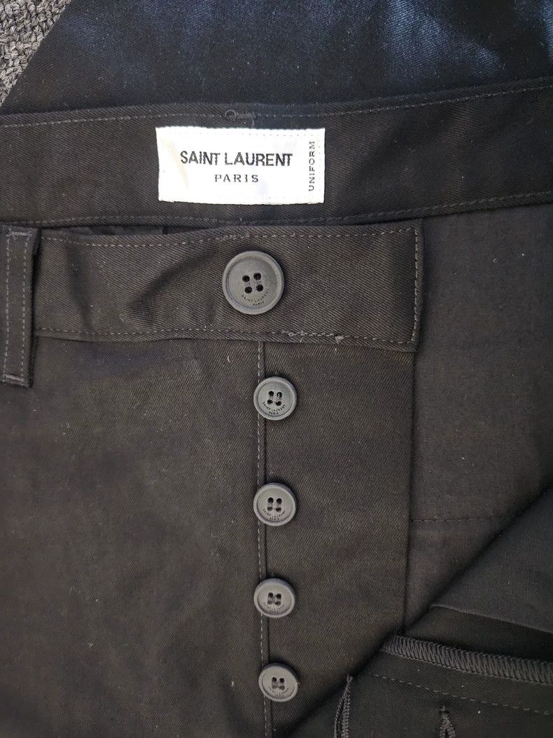 Yves Saint Laurent Saint Laurent Black slacks pants 2502-Nextarrow Size US 32 / EU 48 - 3 Thumbnail