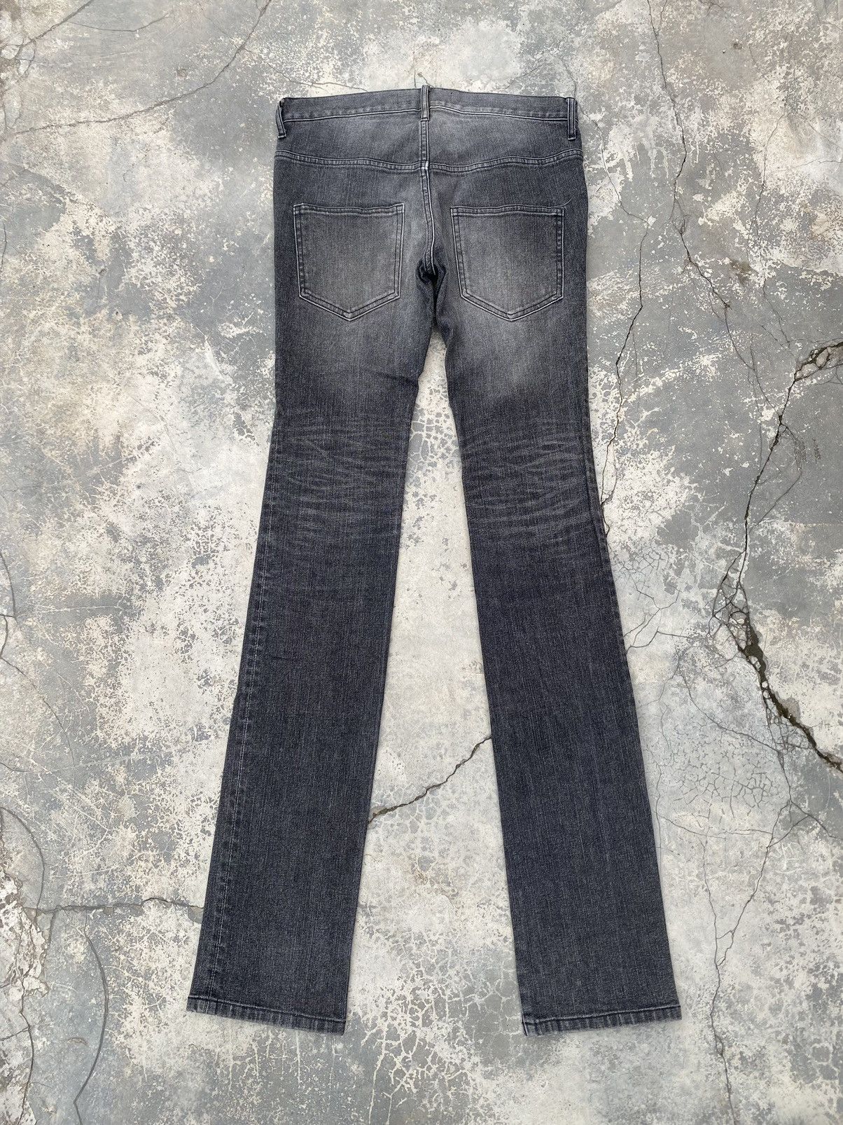 14th Addiction Archivel SRIVER Sample Straight Slim Jeans Size US 31 - 5 Thumbnail