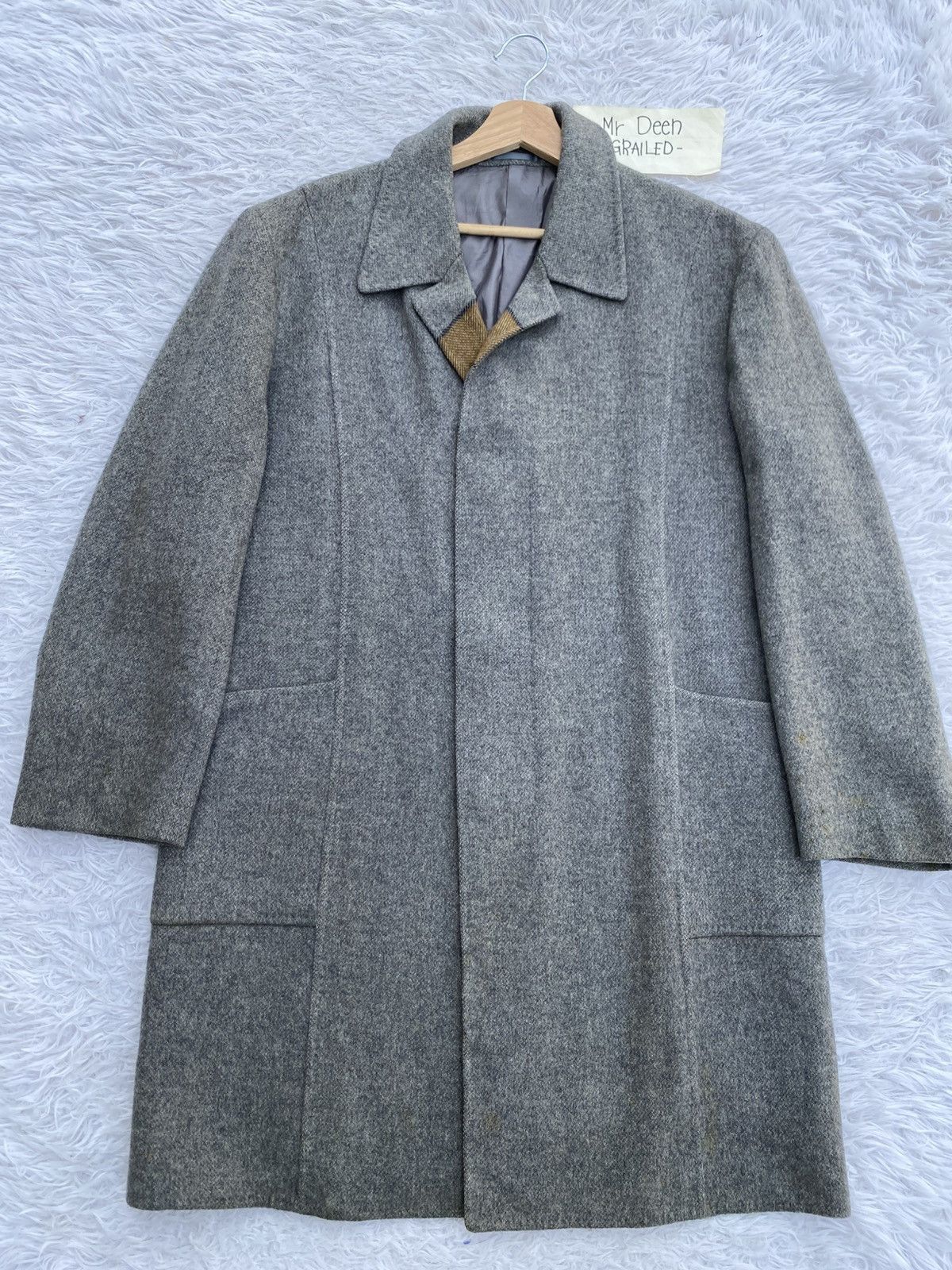 Lanvin Rare Vintage LANVIN Wool Long Coat Size 38S - 5 Thumbnail
