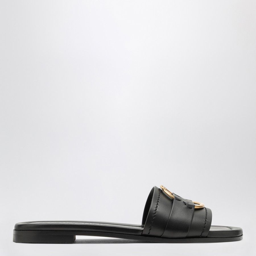 o1d2blof0924 Leather Slide Bell in Black
