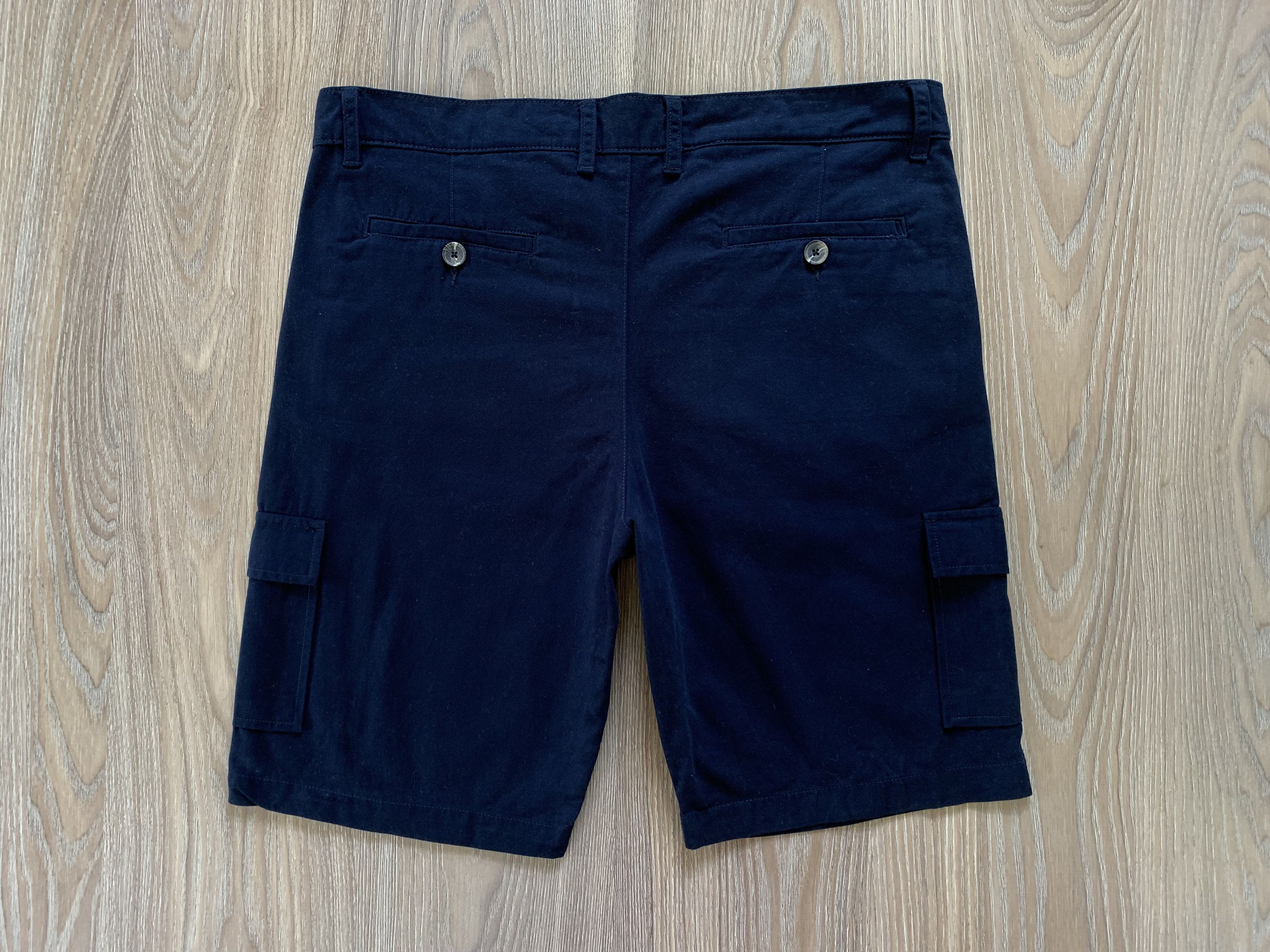 Lyle & Scott Lyle & Scott Navy Multi Pocket Cargo Shorts Size US 36 / EU 52 - 3 Thumbnail