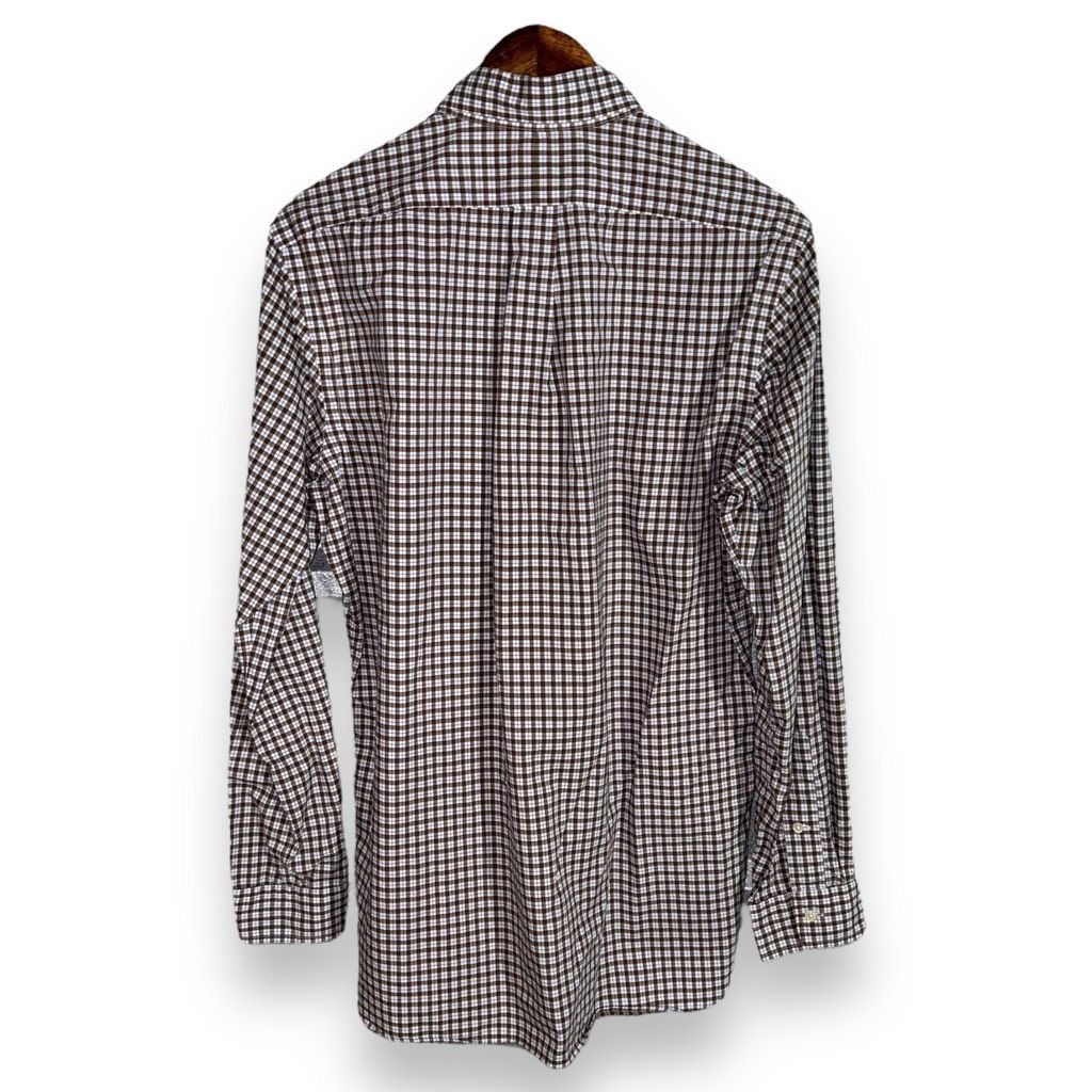 Polo Ralph Lauren Polo Ralph Lauren Brown Stretch Poplin Button-Down Shirt M Size US M / EU 48-50 / 2 - 9 Thumbnail