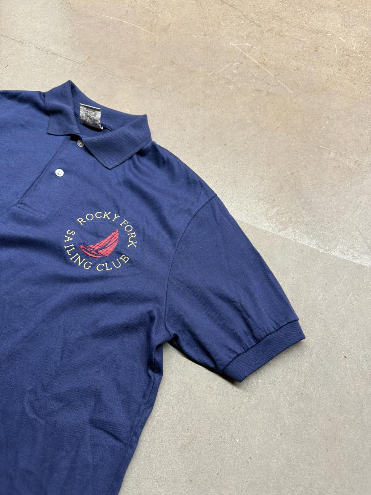 Designer Vintage Made in USA Screenmates Rocky Fork Sailing Club Polo Size US L / EU 52-54 / 3 - 5 Thumbnail