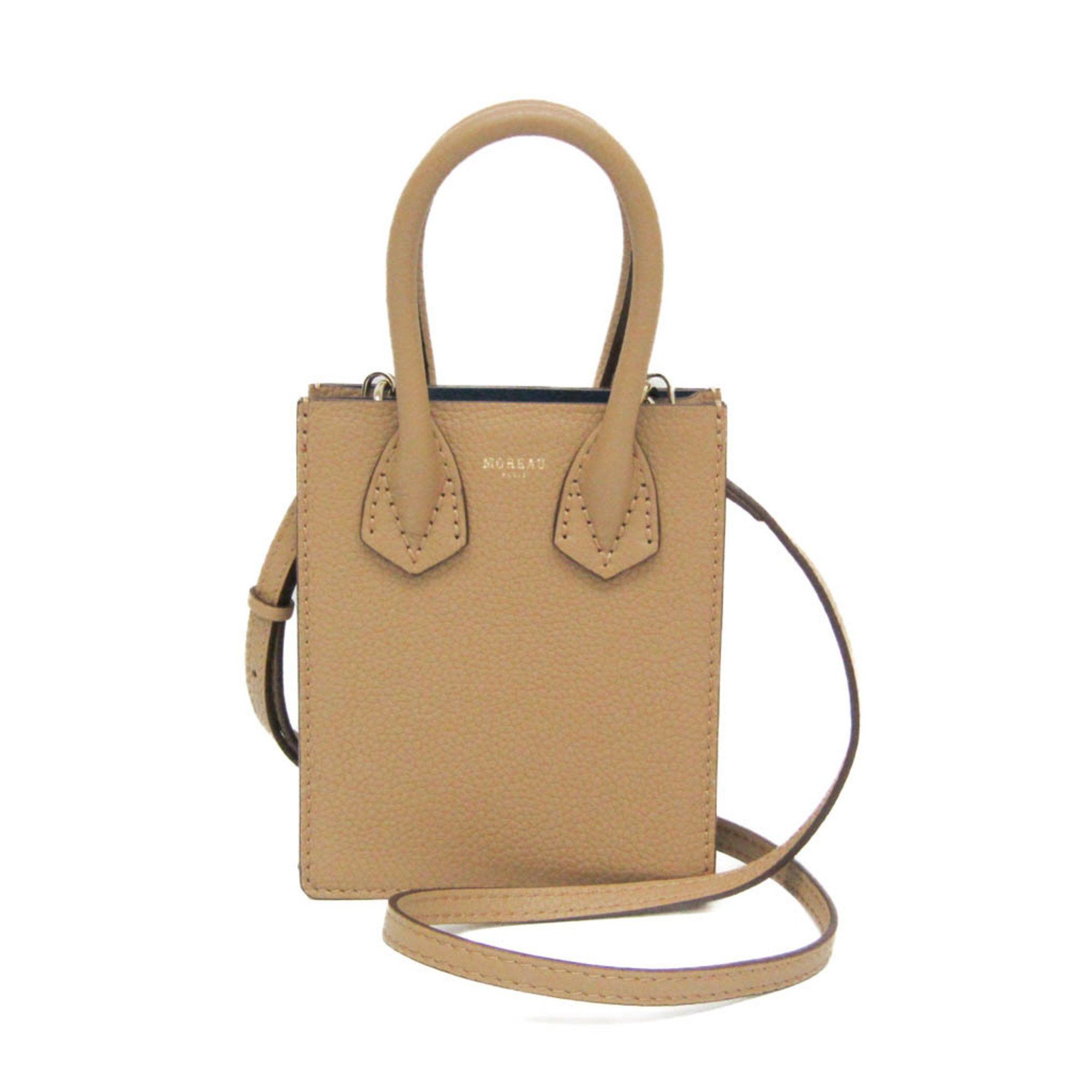 Other Moreau SUITE_BB Women's Leather Handbag,Shoulder Bag Beige Brown Size ONE SIZE - 1 Thumbnail