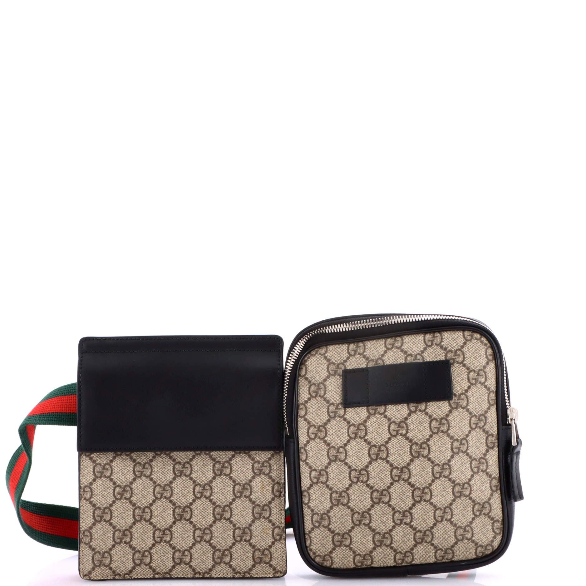 Gucci Double Web Belt Bag Size ONE SIZE - 1 Thumbnail