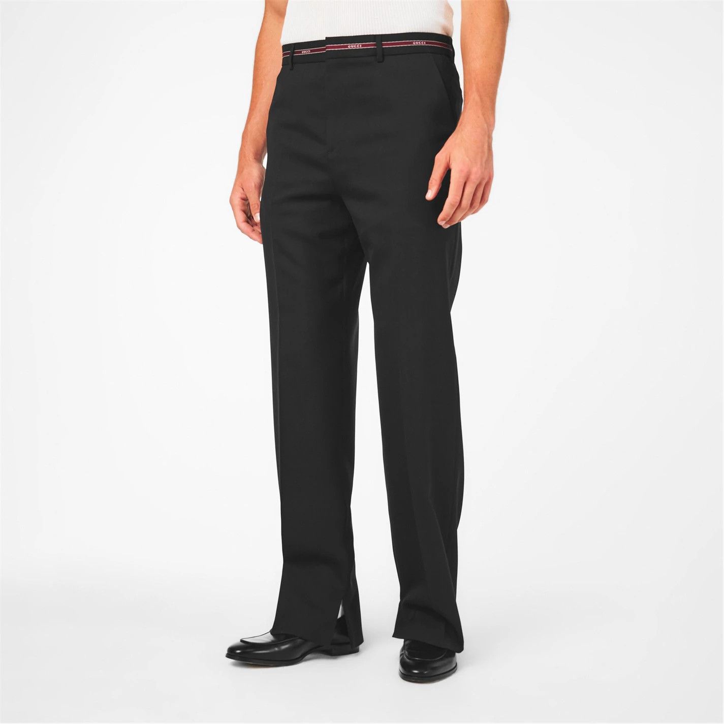 Gucci o1g2r1mq0426 Straight Leg Trousers in Black Size US 34 / EU 50 - 3 Thumbnail