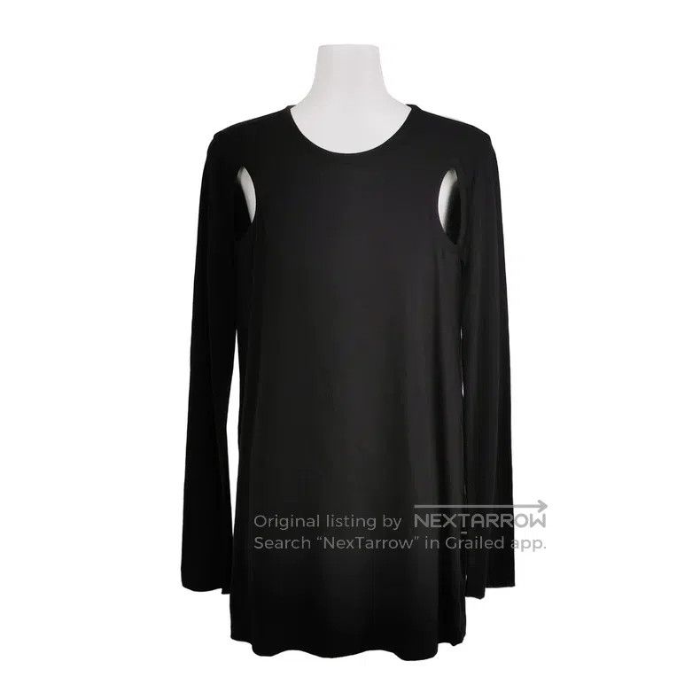 Loewe Loewe Cotton Solid Color Openwork Round Neck T-Shirt Size S / US 4 / IT 40 - 1 Thumbnail