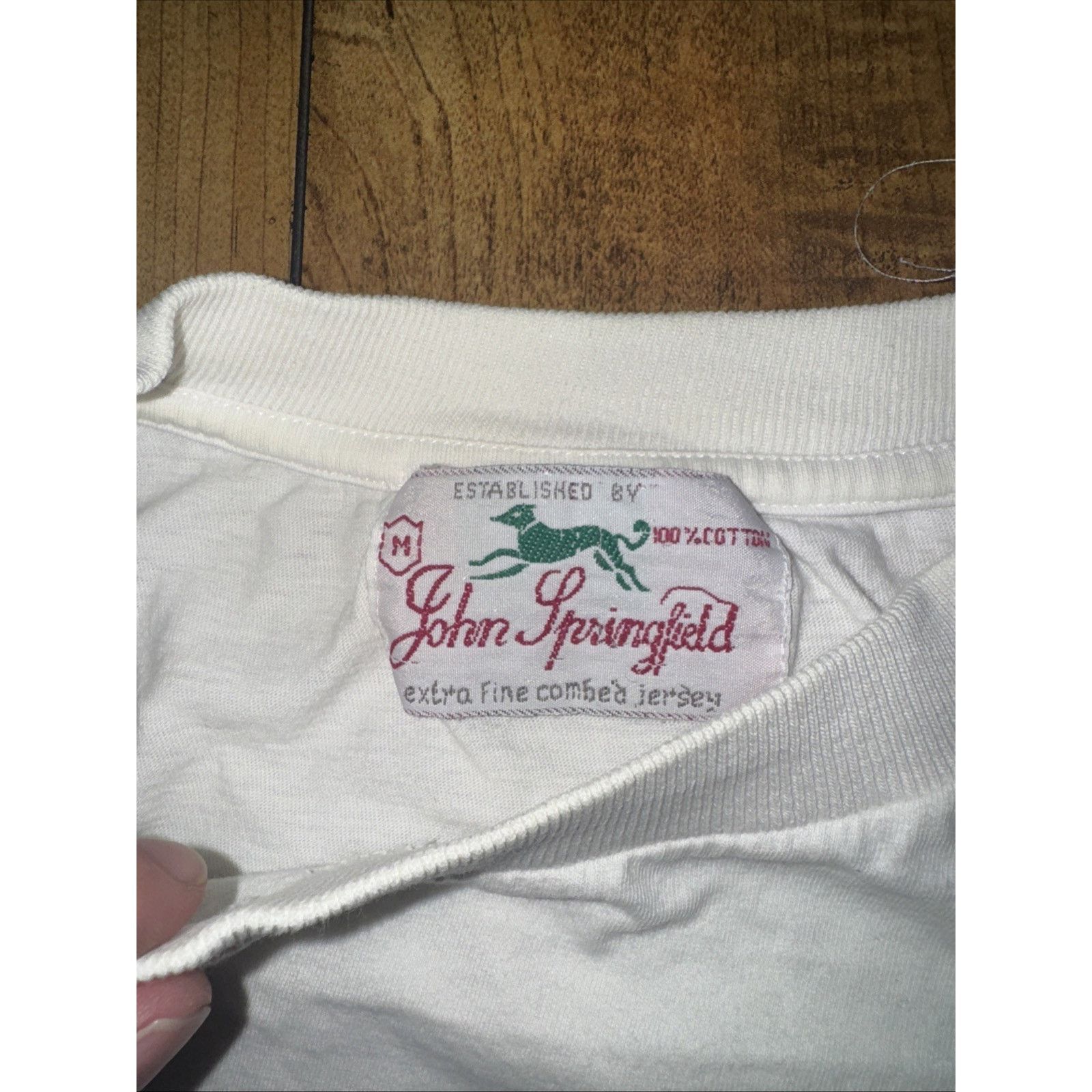 Band Tees × Vintage John Springfield “Love in Hell” Band T-Shirt White Size US M / EU 48-50 / 2 - 5 Thumbnail