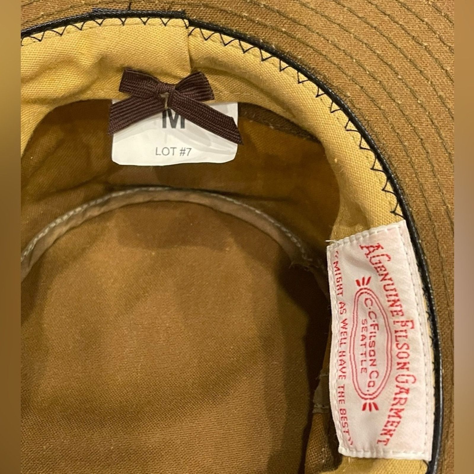 Filson Filson Brown Men's Bucket Hat Size ONE SIZE - 5 Thumbnail