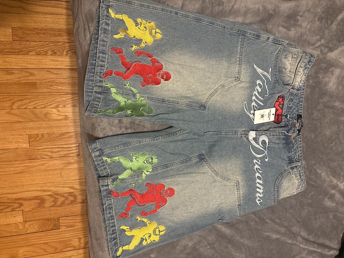 Vale Vale Denim Shorts size 36 Size US 36 / EU 52 - 3 Thumbnail