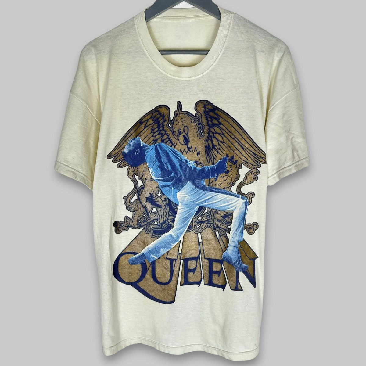 Vintage 90s Queen Freddie Mercury The Legend Euro T Shirt