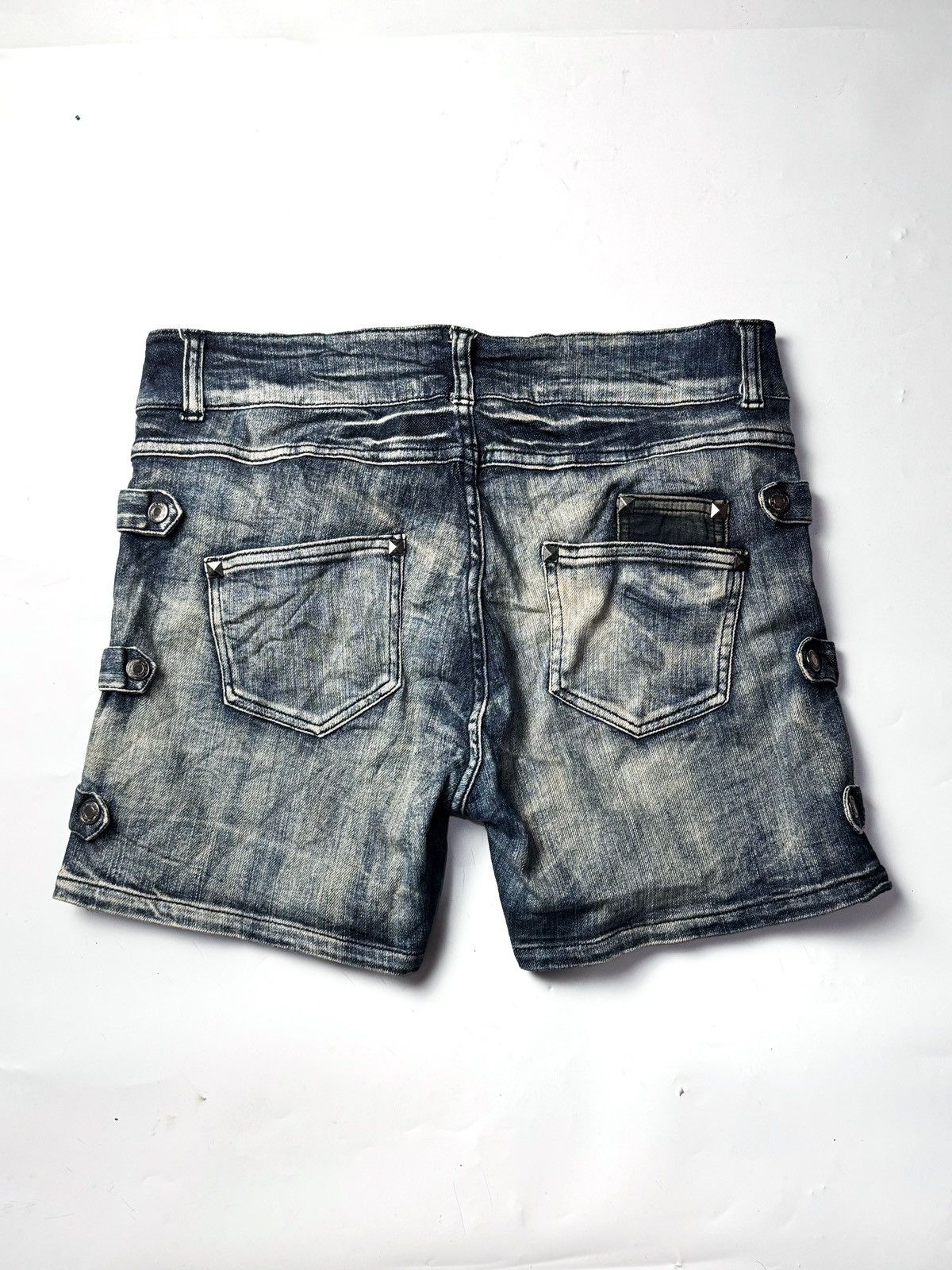 Japanese Brand Japanese Studded Denim Shorts Archived Style Size US 31 - 2 Thumbnail