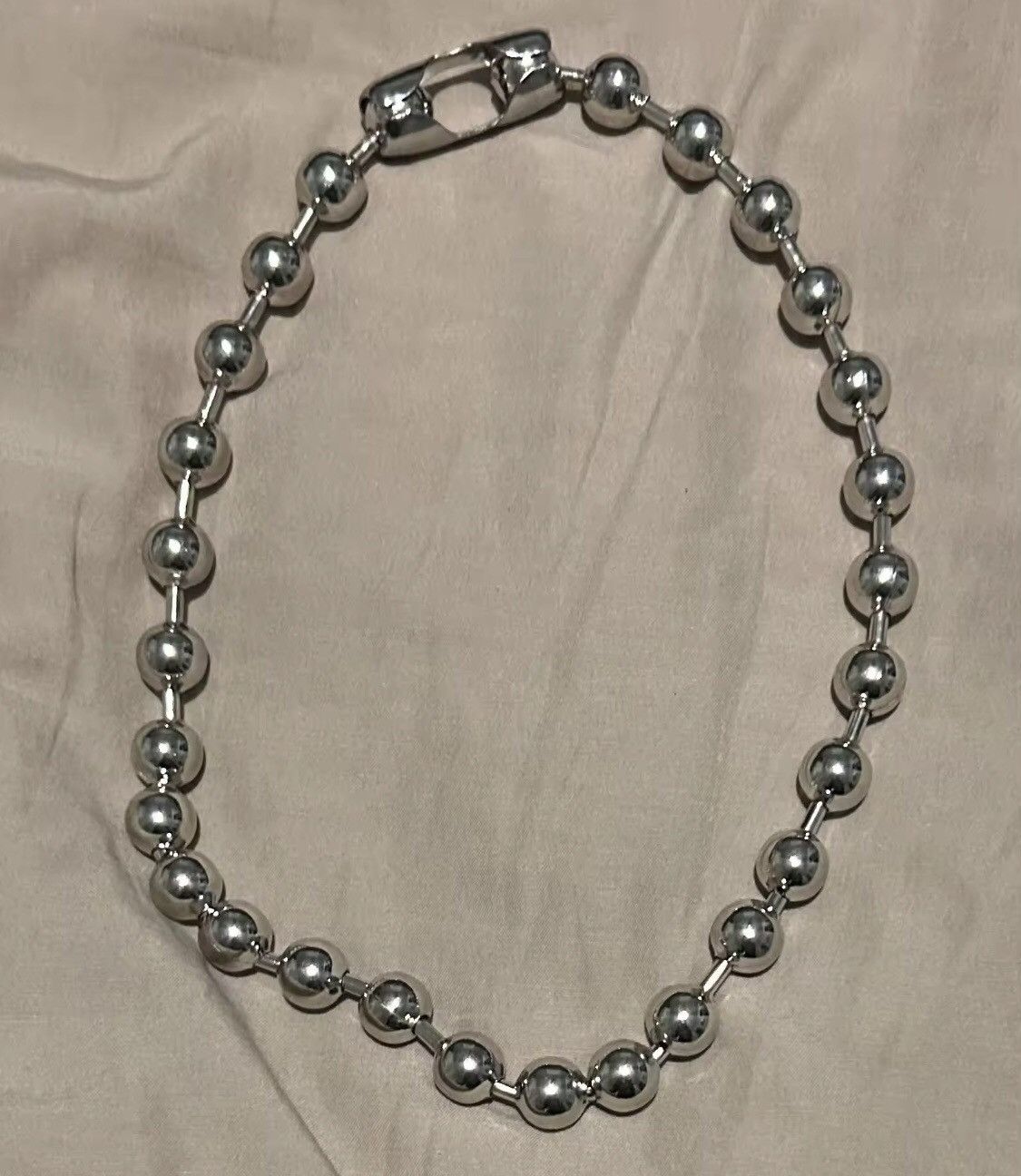 Japanese Brand Y2K Ball Chain Choker Necklace Size ONE SIZE - 2 Thumbnail
