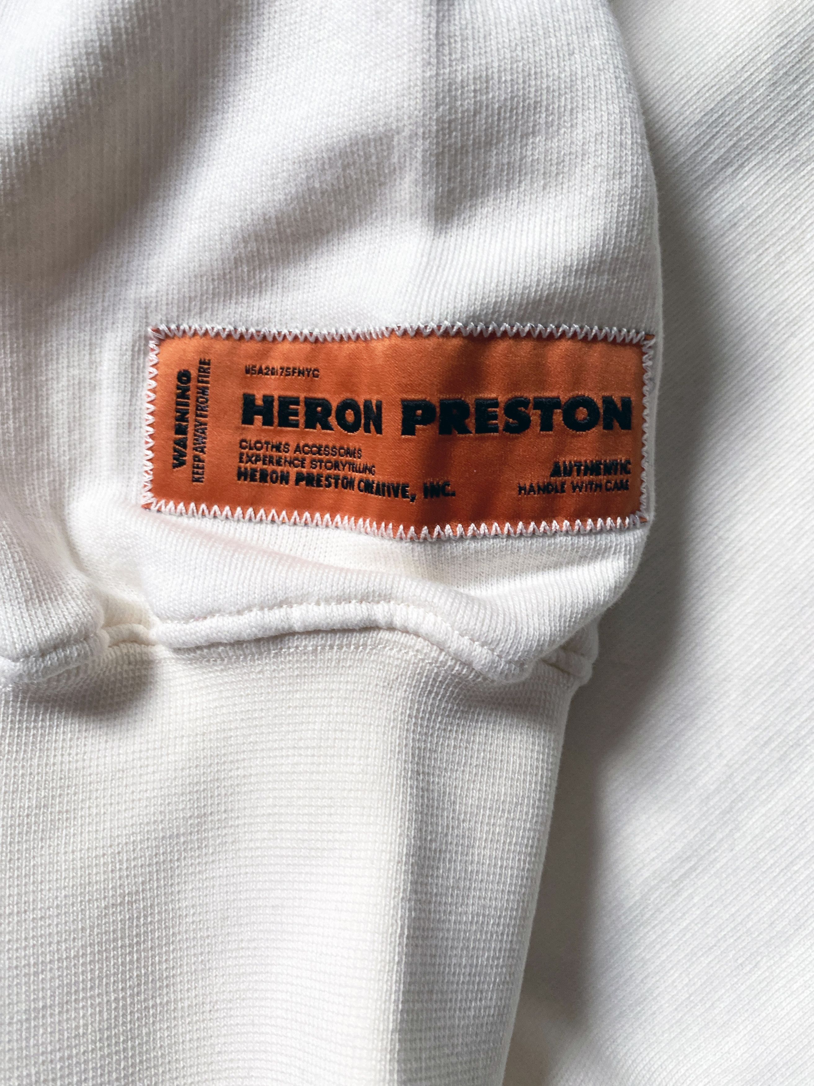 Heron Preston Heron Preston NFEX - Ray Crewneck (Offwhite/Beige) Size US L / EU 52-54 / 3 - 5 Thumbnail