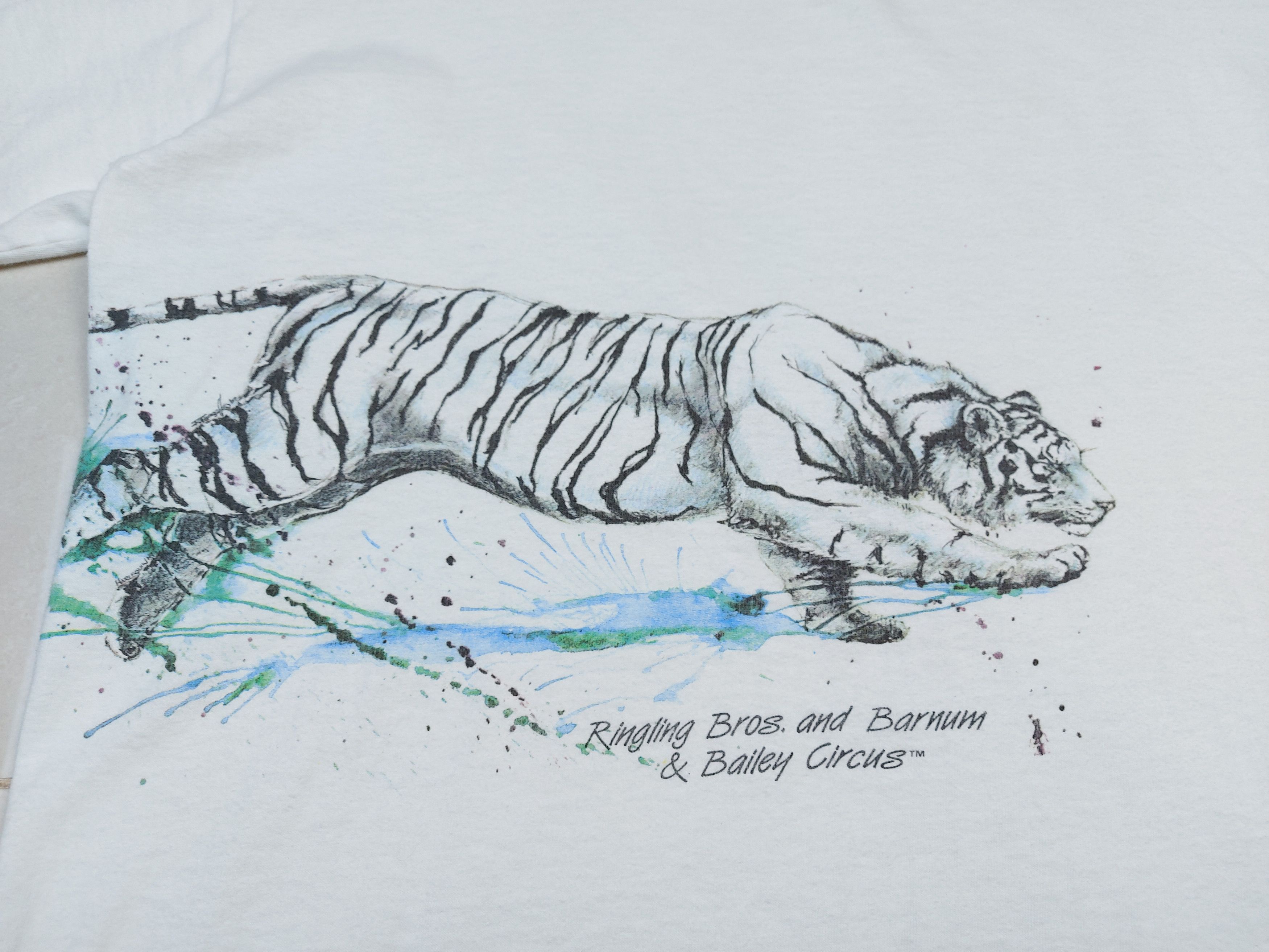 Vintage Vintage 80s Ringling Bros And Barnum & Bailey Circus TEE Size US XL / EU 56 / 4 - 7 Thumbnail