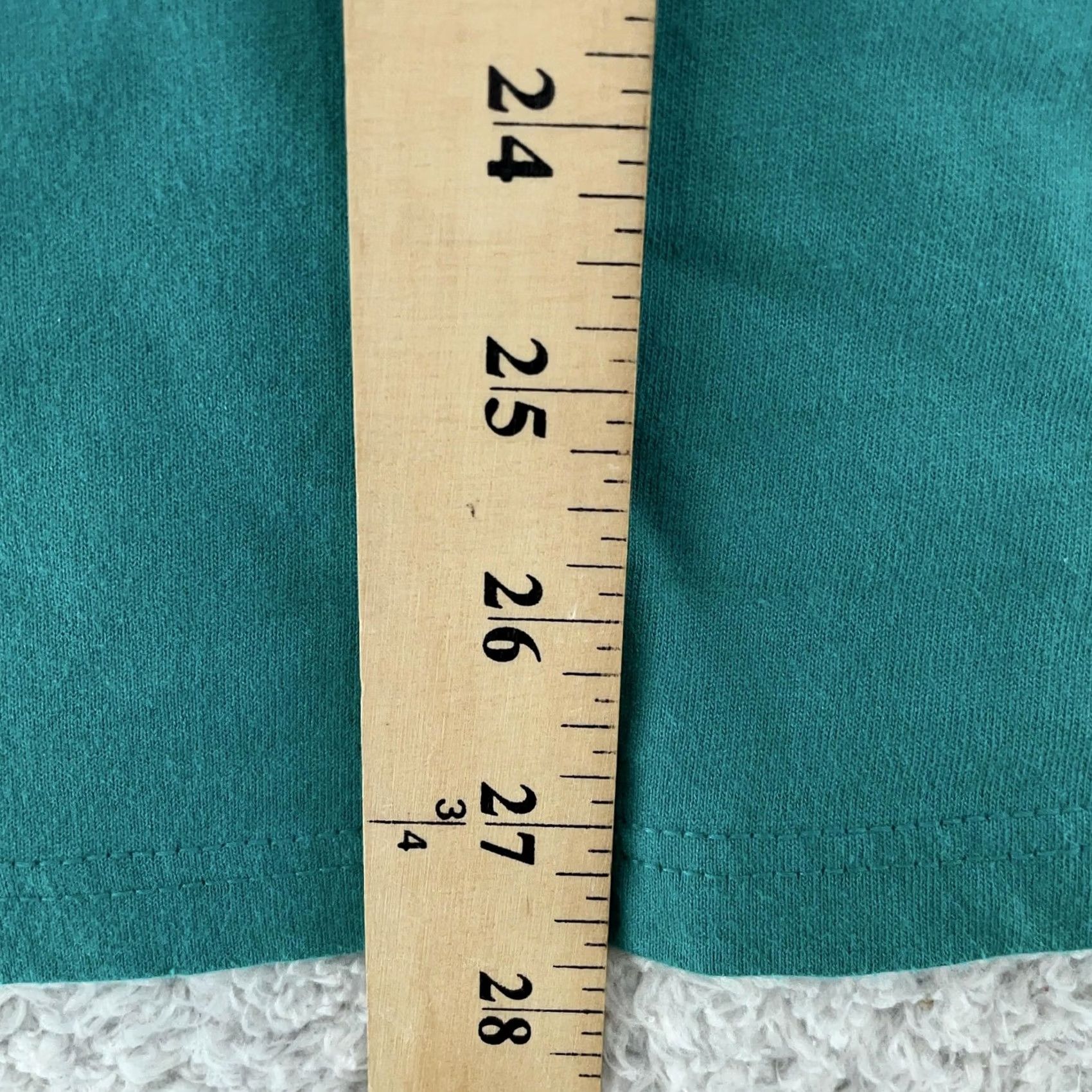 Jerzees VINTAGE Jerzees T-Shirt Mens S Teal 50/50 Heavyweight Made in USA 90s Green Crew Neck Short Sleeve Size US S / EU 44-46 / 1 - 6 Thumbnail