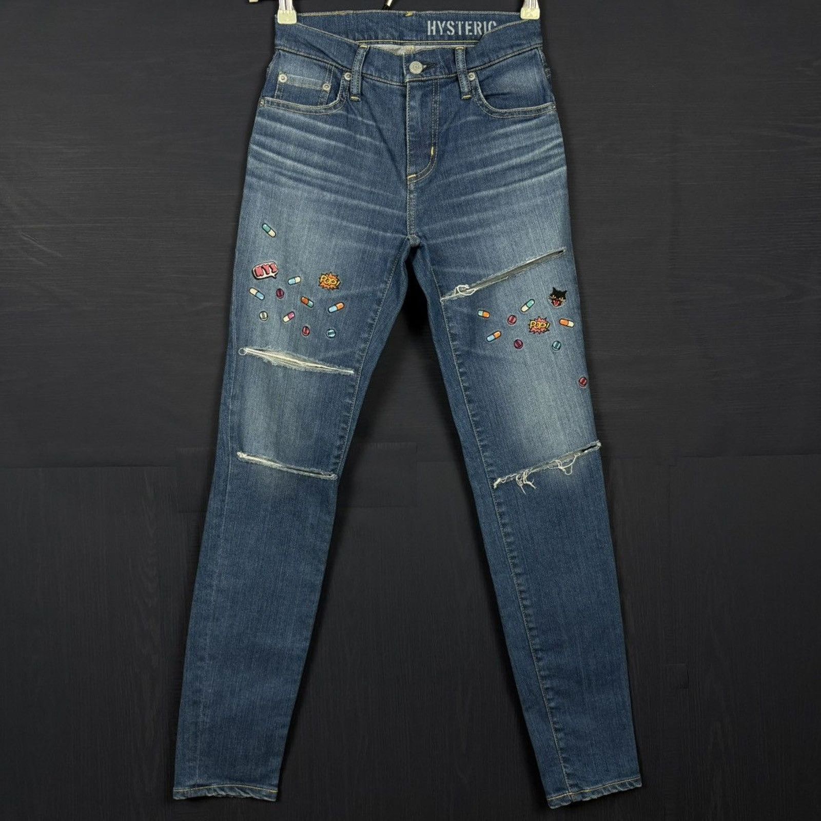 Hysteric Glamour × Japanese Brand × Vintage 🇯🇵HYSTERIC GLAMOUR PILL POP DENIM Size 25" / US 0 / IT 36 - 2 Thumbnail