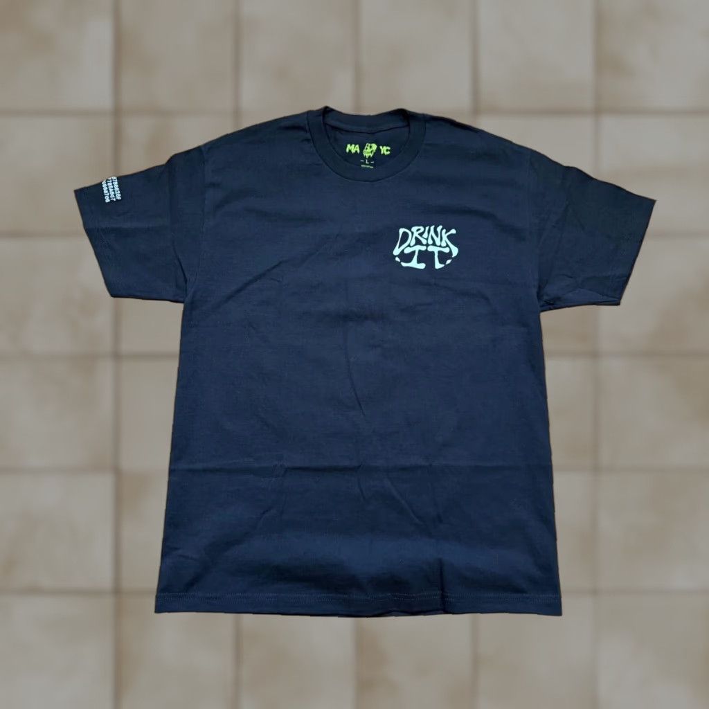 Vintage MAYC Mutant Ape Yacht Club DRINK IT Anchor Tee Shirt L Black Mens Short Sleeve Round Neck - NWOT Size US L / EU 52-54 / 3 - 1 Thumbnail