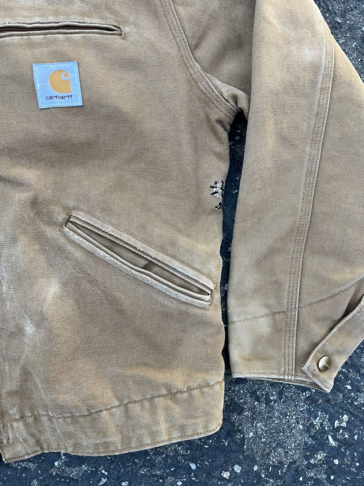 Carhartt Vintage Carhartt Detroit Jacket Quilt Lined Union Made USA Size US S / EU 44-46 / 1 - 4 Thumbnail