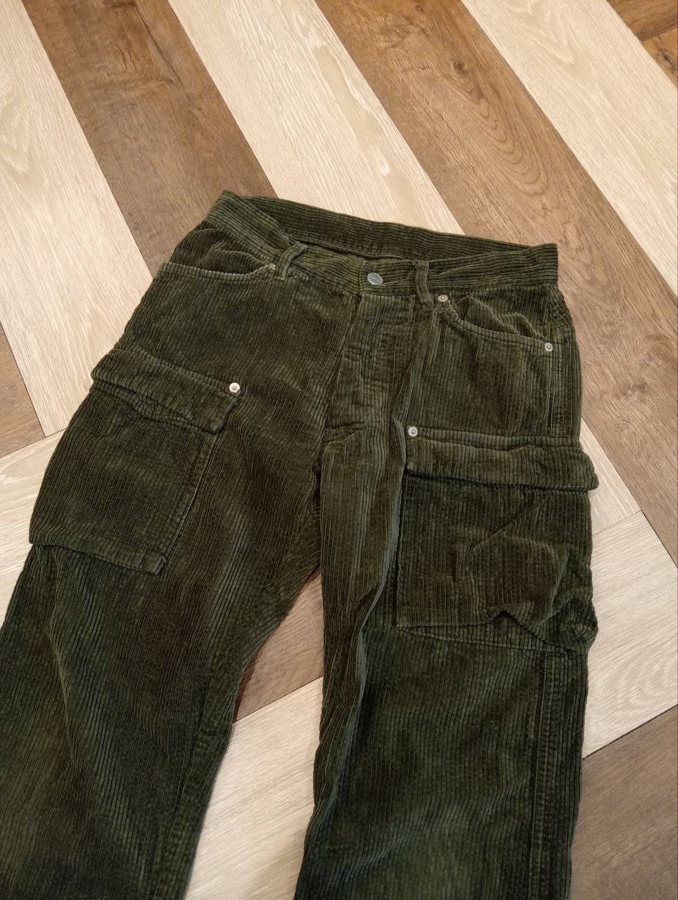 Issey Miyake VINTAGE FINAL HOME CORDUROY 6 POCKET CARGO PANTS Size US 28 / EU 44 - 4 Thumbnail