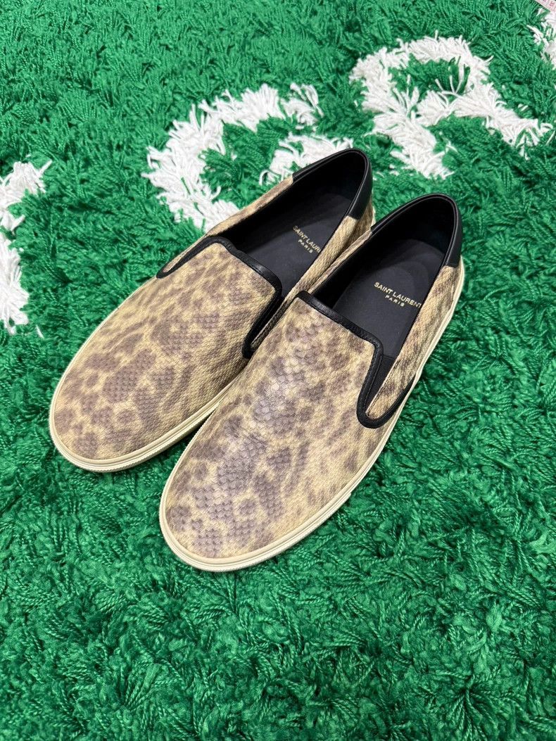 Saint Laurent Paris Saint Laurent Snake Scale Slip Ons - dmc Size US 11 / EU 44 - 1 Thumbnail