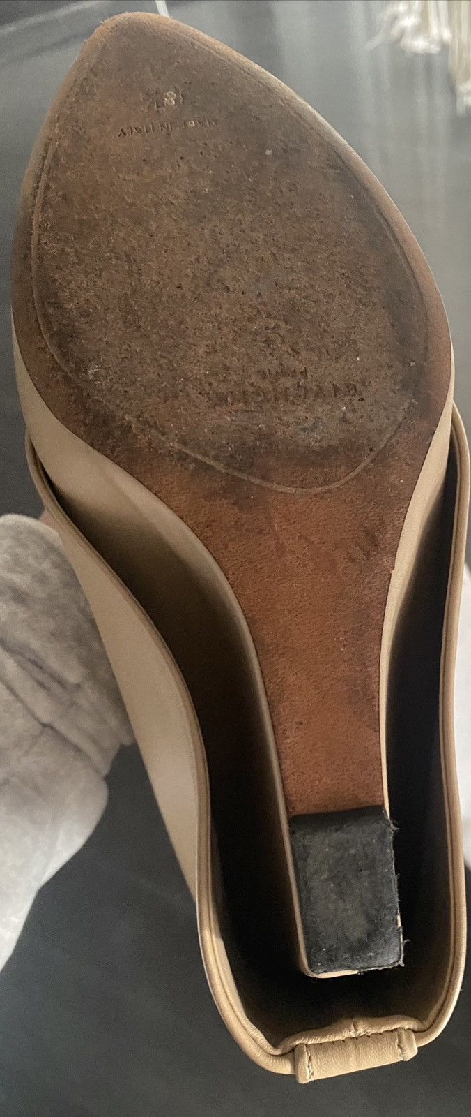 Givenchy Camel Calf Leather Shark Lock Tall Boots Size US 9 / IT 39 - 4 Thumbnail