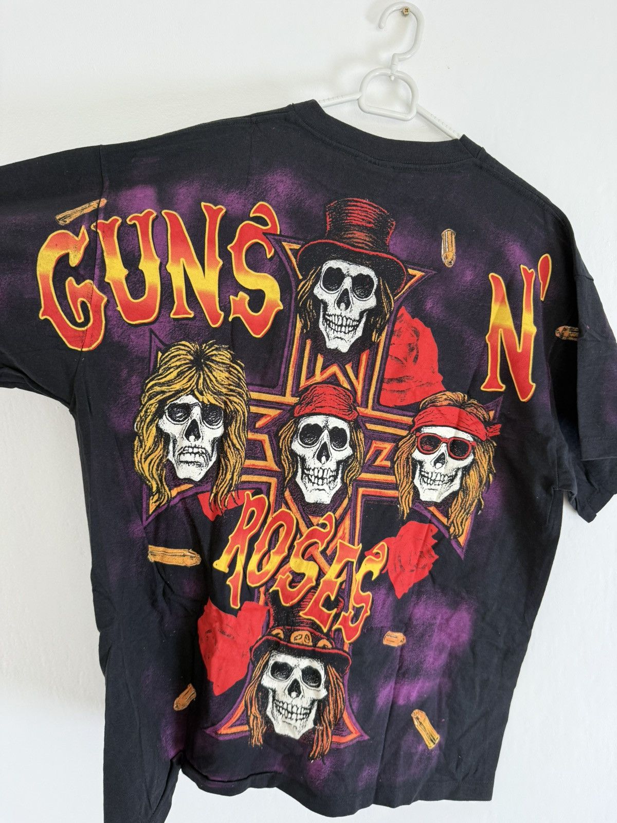 Vintage Guns n Roses Vintage T Shirt merch XL single stitch all over Size US XL / EU 56 / 4 - 1 Thumbnail