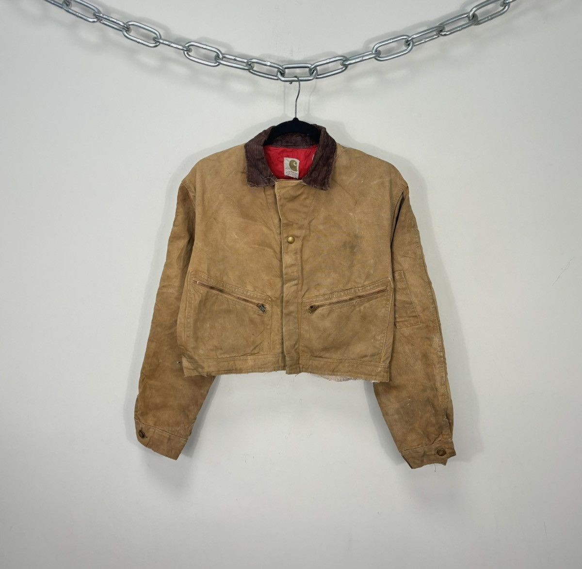 Carhartt Vintage Carhartt USA 80s Faded Boxy Cropped Detroit Jacket Size US M / EU 48-50 / 2 - 1 Thumbnail