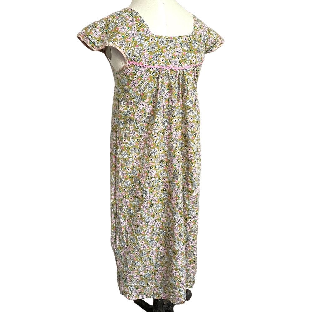 Vintage Vintage Floral Cotton Nightgown Dress w/ Cap Sleeves - Small Size S / US 4 / IT 40 - 8 Thumbnail