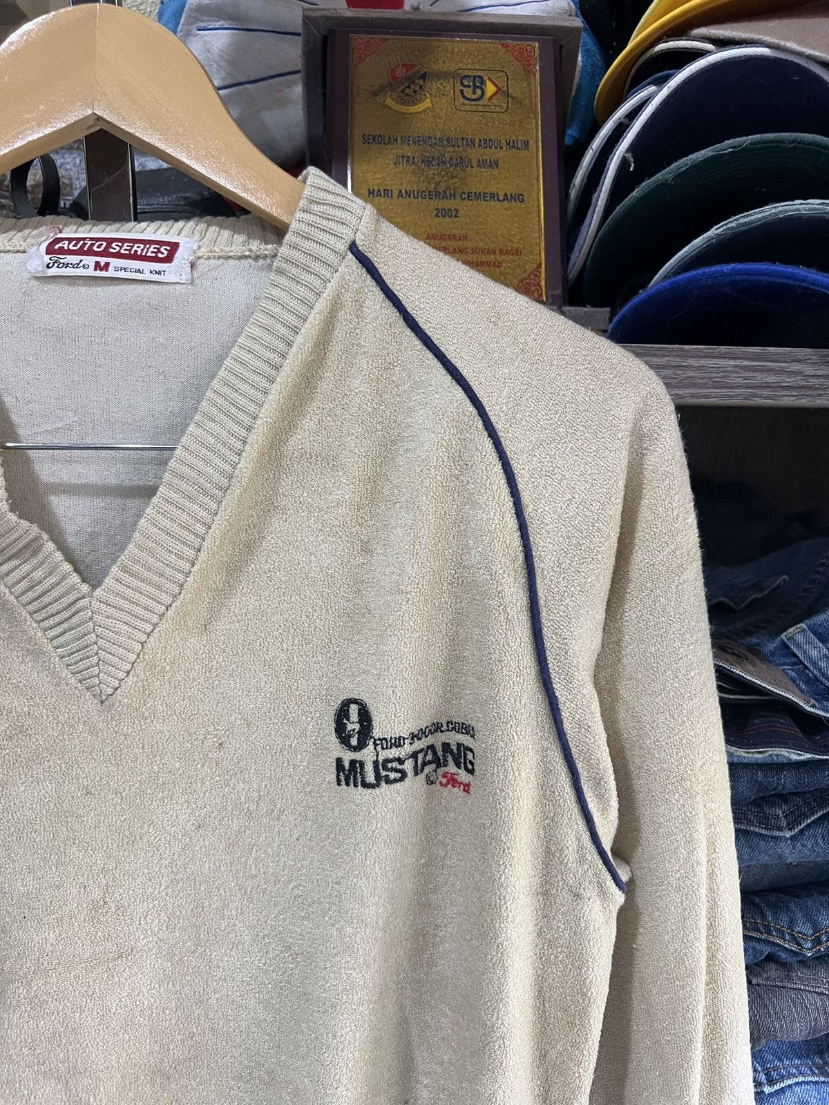 Ford 🔥Vintage Ford Mustang Fleece Sweatshirt Size US S / EU 44-46 / 1 - 4 Thumbnail