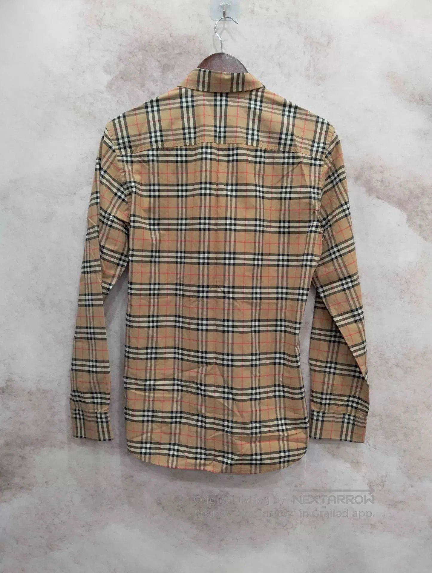 Burberry Beige Plaid Long Sleeve Button. Size US S / EU 44-46 / 1 - 2 Thumbnail